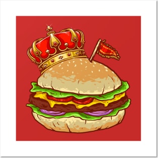 King of all burgers Posters and Art